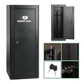 Gun Security Cabinet for 18 Rifles - 21 x 18 x 55 Inch Black Lockable Safe