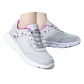 Women’s Lace-Up Leather Sneakers - Non-Slip Athletic Comfort Shoes