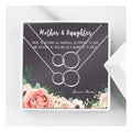 Mother and Daughter Matching Infinity Necklace Set - Mother's Day Gift, Silver & Gold Options