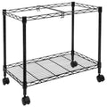Rolling File Cart with Folder Rack - Office Storage & Mobile Organizer