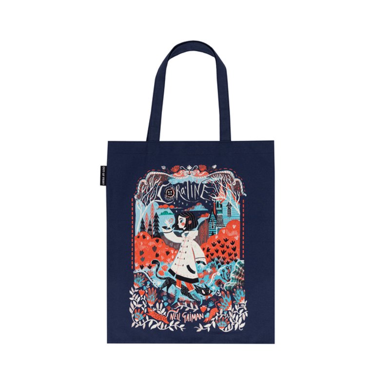 Coraline Tote Bag - 100% Cotton Canvas Book Illustration