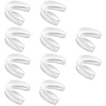 Sports Mouth Guard 10 Pack - Remoldable Shock Absorption for Youth & Adults