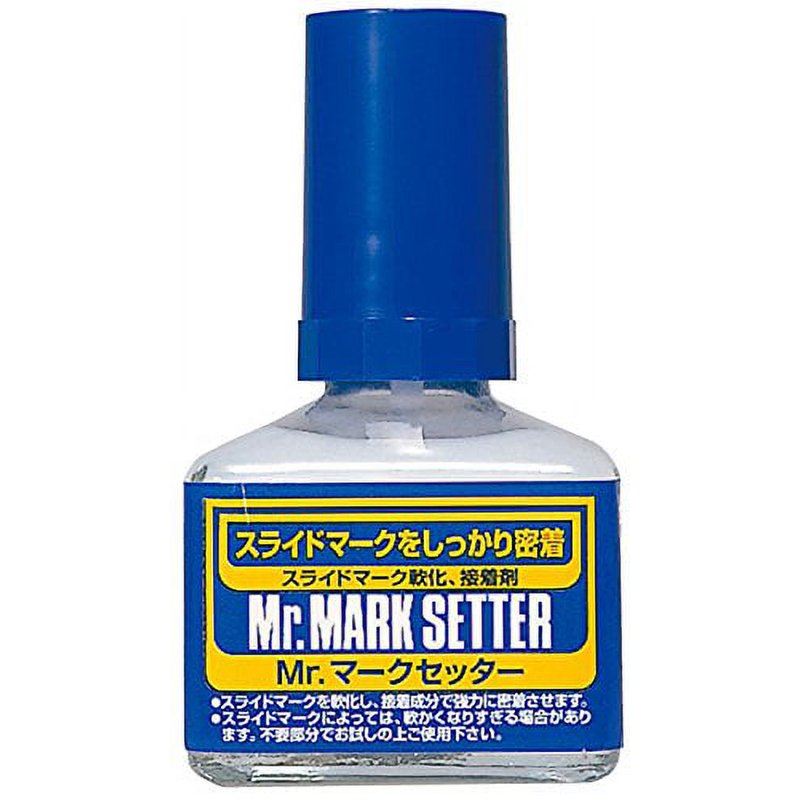 Decal Adhesion Solution - Mr. Mark Setter 40mL for Plastic Model Building