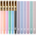 Pastel Highlighters & Black Ballpoint Pens Set, 12 Pack (Multicolor Variation)