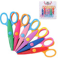 Decorative Craft Scissors 6-Pack Zig Zag Edging Art & Scrapbook Tools