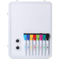 Magnetic Dry Erase Whiteboard Set 12.5x9.5 with Markers & Magnets