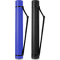 Extendable Poster Tube Set with Shoulder Strap - Pack of 2, Black & Blue/Green