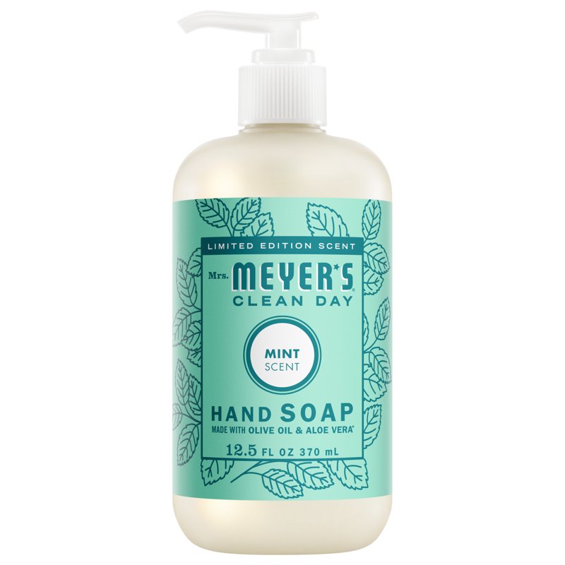 Mint Scent Liquid Hand Soap - Moisturizing & Garden-Inspired, 12.5 Fl Oz