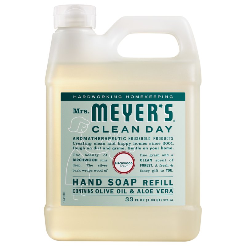 Mrs. Meyer's Birchwood Scent Hand Soap Refill | Moisturizing & Plant-Based