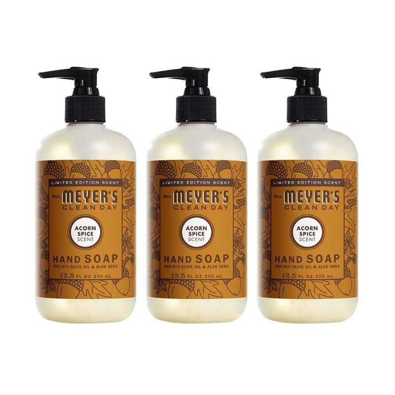 Liquid Hand Soap with Acorn Spice Scent - Gentle & Moisturizing