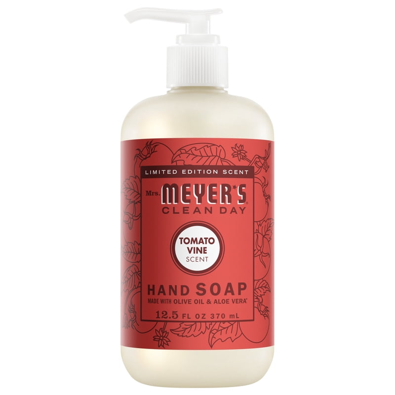 Mrs. Meyer’s Tomato Vine Hand Soap - Moisturizing Liquid Hand Wash