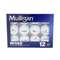 Recycled White Golf Balls 12-Pack - Mixed Brands for Practice & Play