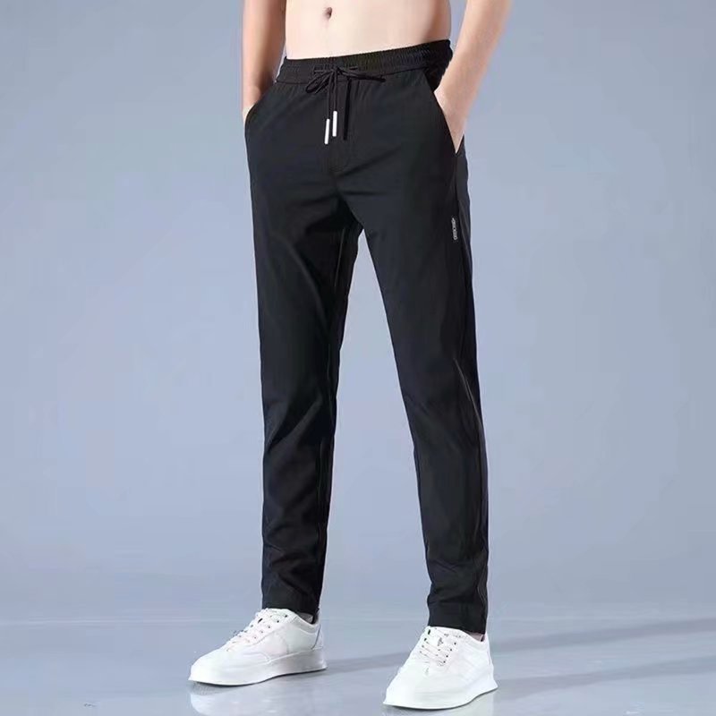 Men's Slim Fit Dress Pants - High Waisted Straight-Leg Trousers