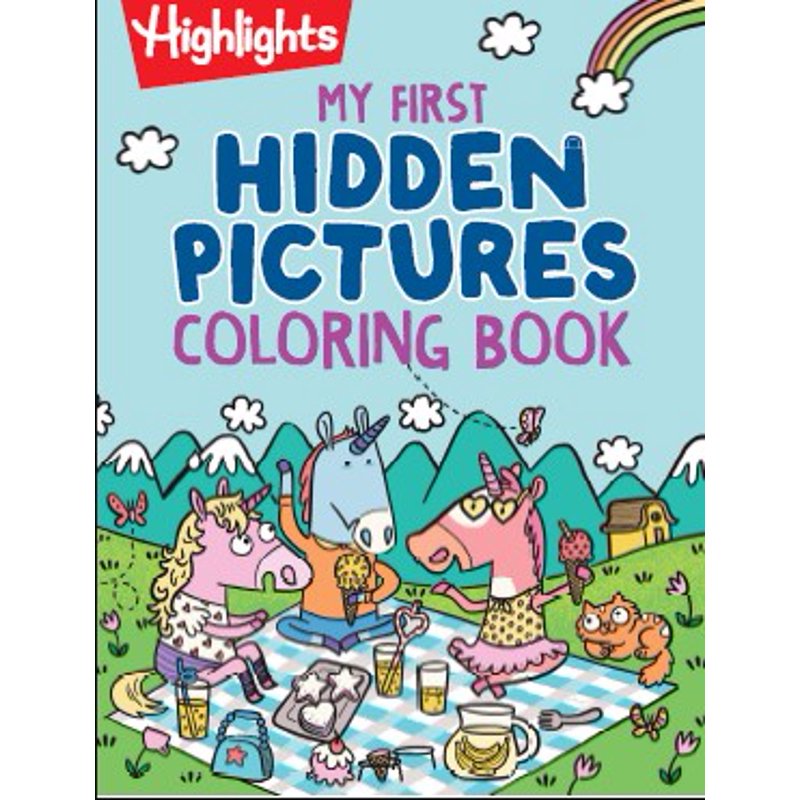 My First Hidden Pictures Coloring Book for Kids - Educational Art Activity