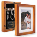 Wall-Mounted Secret Safe Picture Frame with Hidden Compartment for Valuables