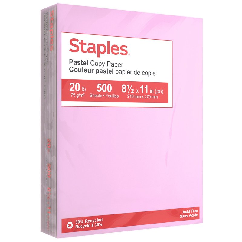 Pastel Colored Copy Paper 8.5 x 11 Inches Lilac 500 Sheets - Office Use