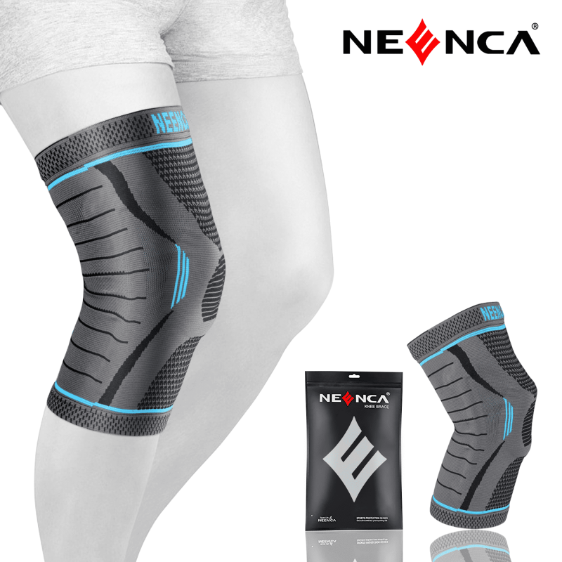 Medical Knee Brace Compression Sleeve with Patella Gel Pad & Side Stabilizers