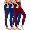 High Waist Yoga Leggings with Side Pocket, Breathable & Squat Proof for Workout
