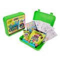 Kids Neon Art Set with Paint Markers Crayons and Glow Light – Creative Craft Kit for Ages 5+