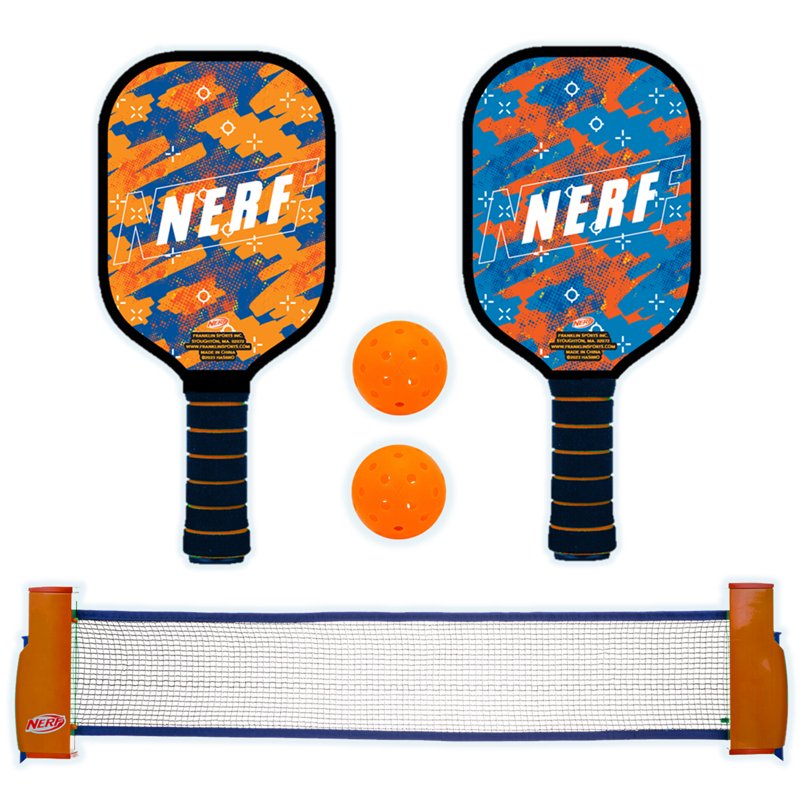 Tabletop Pickleball Set with Retractable Net — Mini Paddle Ball Game for Most Tables