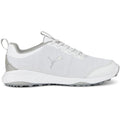 Puma Fusion Pro Golf Shoes Spikeless White/Silver - Size 11.5 M