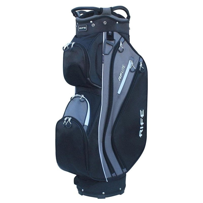 Rife Golf RF-LITE Cart Bag 14-Way Top with Putter Pit & 9 Pockets