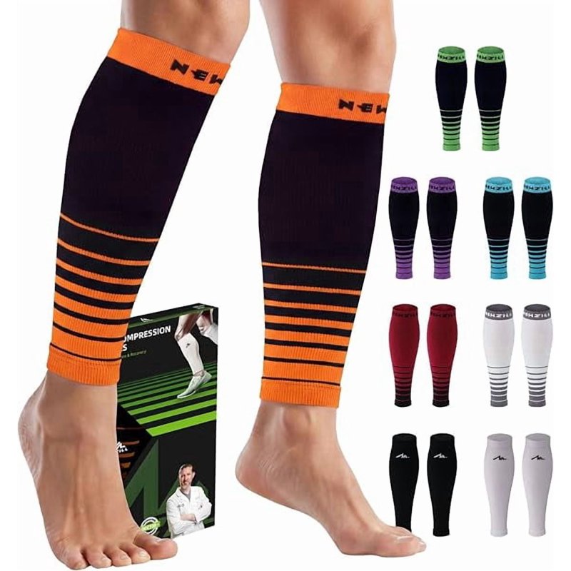 Compression Calf Sleeves 20-30mmHg for Men & Women - Support & Recovery