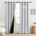 Blackout Window Curtains with Thermal Insulation and Noise Reduction - Grommet Drapes for Living Room