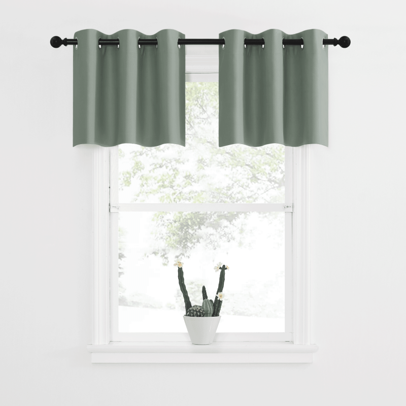 Blackout Window Curtains Set - Energy Saving Privacy Grommet Shade for Bedroom & Bathroom