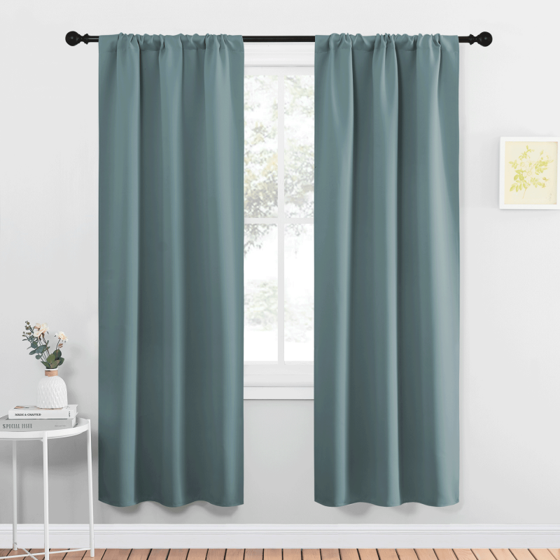 Blackout Curtains Room Darkening Thermal Insulated Window Treatments for Bedroom - 2 Panels