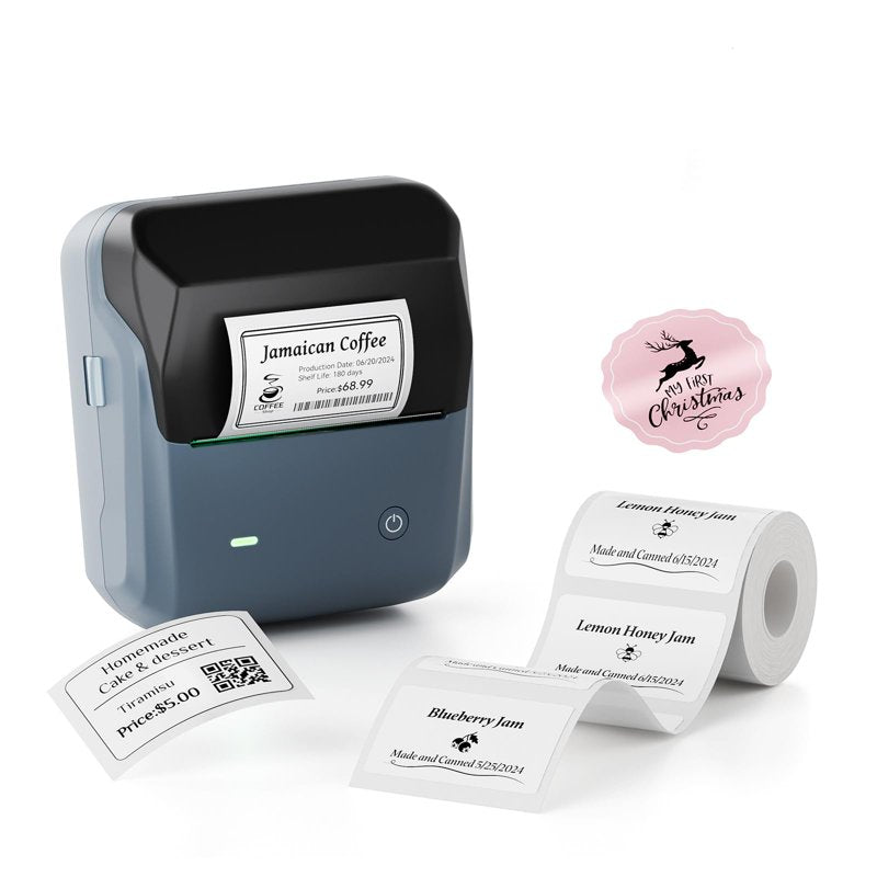 Wireless Barcode Label Maker Printer 3-Inch Thermal Sticker Machine