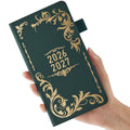 Pocket Planner 2026-2027 A6 Weekly & Monthly Agenda with Tabs & Inner Pocket