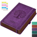 Vintage Leather Cover A5 Hardcover Journal Notebook - 320 Pages, Inner Pocket, Lined for Writing & Journaling