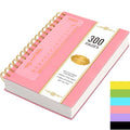 A5 Spiral Notebook with Waterproof Cover & No-Bleed Paper - 300 Pages for Office & Note-Taking
