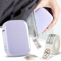 Portable Bluetooth Label Maker with Tape - Handheld Thermal Printer for Home Office