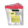 Tamper-Evident Deposit Bags 9x12 Clear Pack of 25 Money Handling Security Bags
