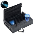 Portable Gun Safe with Biometric Lock for Handguns, Password & Key Entry