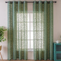 Sheer Window Curtain Panel - Light & Airy Privacy Cover for Bedroom & Living Room 78x55in