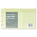 Extra Sheets for Four-Ring Ledger Binder 5x8.5 Inches, 100 Pack
