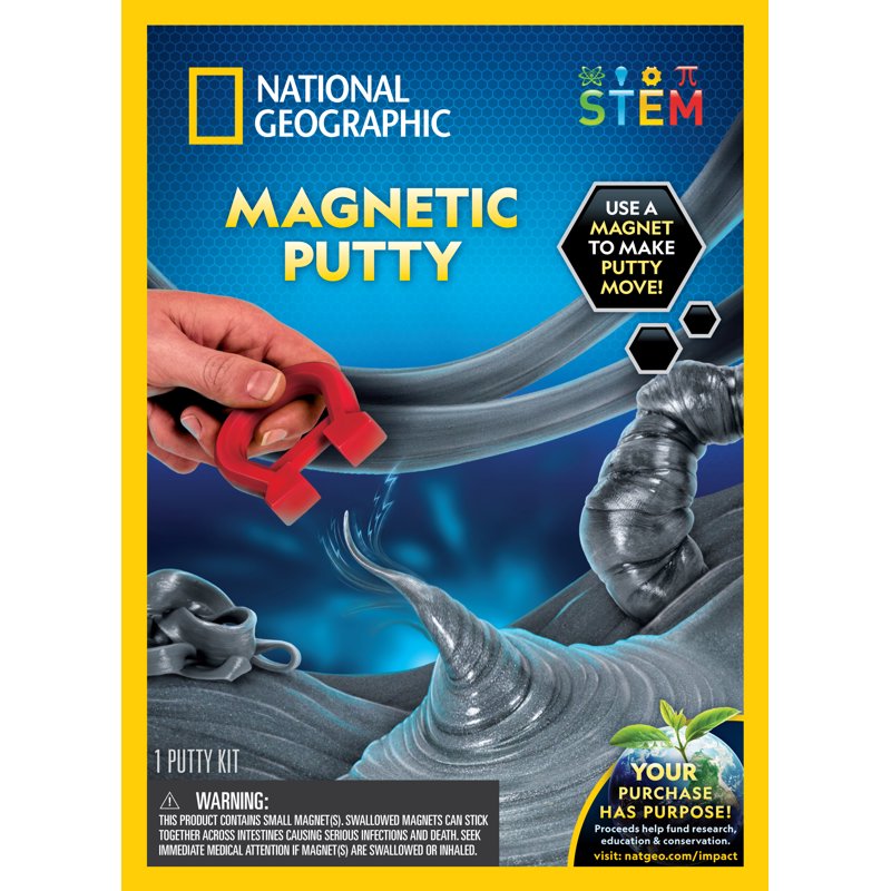 Magnetic Putty Slime for Kids Age 8+ - Non-Newtonian Fluid Science Toy
