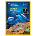 Kids Shark Dig Kit - Excavation Science Toy with 2 Shark Figurines