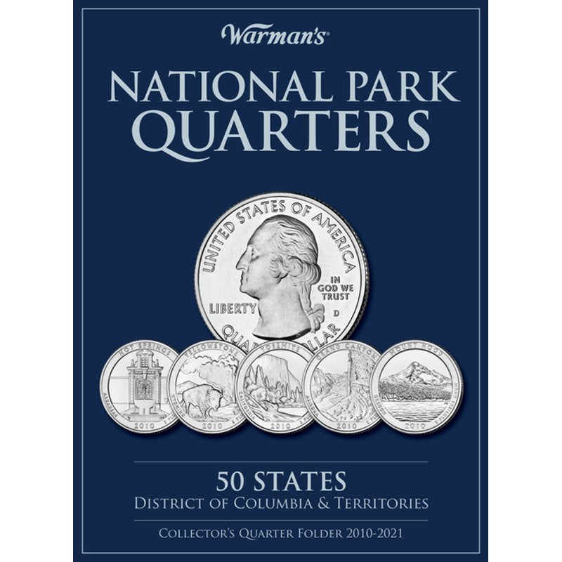 National Parks Quarters Collector Folder 2010-2021 for US Coins - Durable, Scenic Design