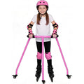 Beginner Skate Trainer for Kids & Adults - Inline & Roller Skating Balance Aid, Pink