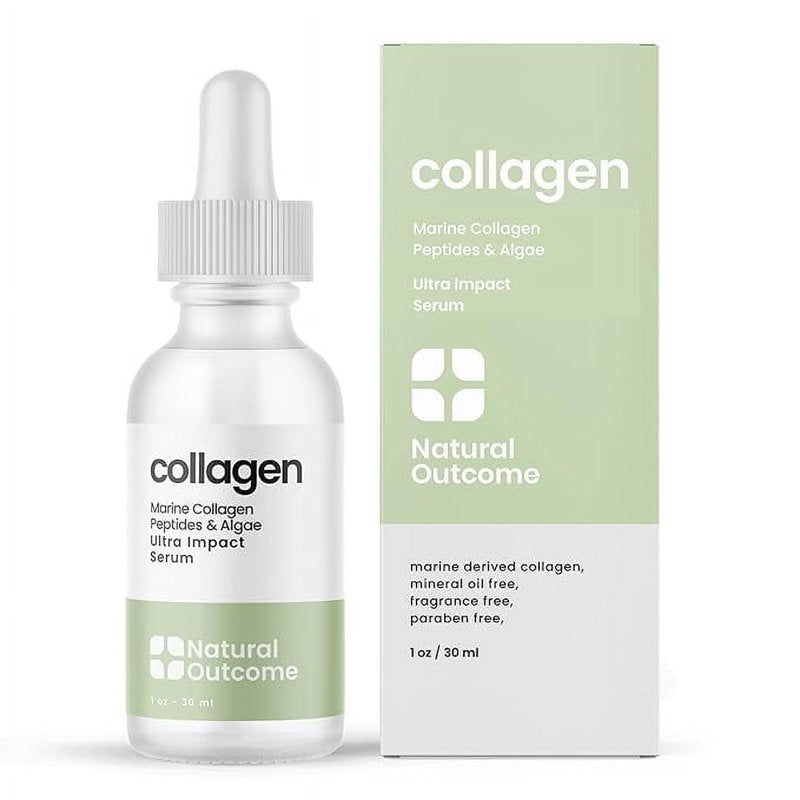 Natural Outcome Collagen Facial Serum - Hydrating Anti-Aging Skin Treatment