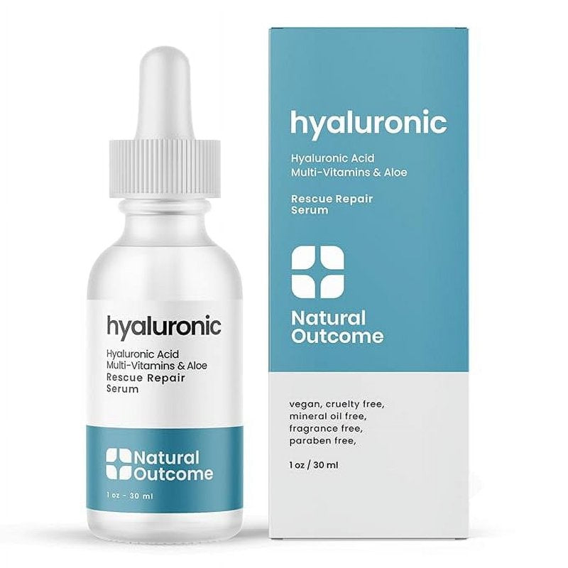 Hydrating Hyaluronic Facial Serum - Natural Outcome, 10 oz