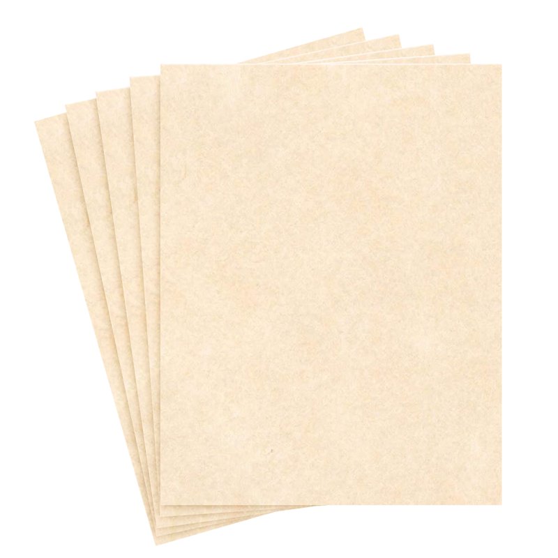 Imitation Parchment Stationery Paper for Invitations Certificates & Menus 8.5x11 50 Sheets