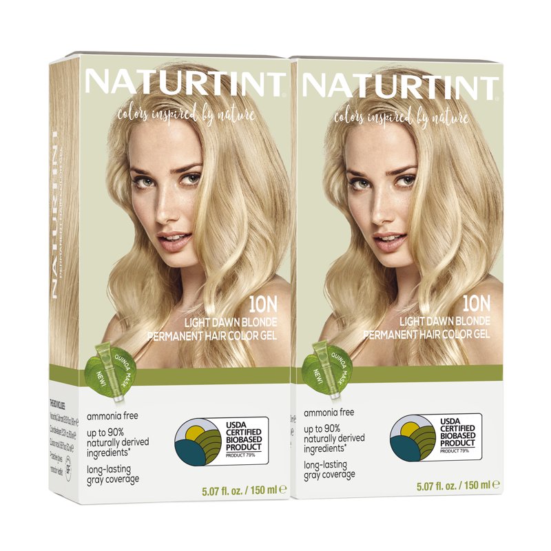 Natural Permanent Hair Color Kit - Vibrant Shades for Gray Coverage