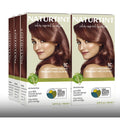 Natural Permanent Hair Color Kit - 6 Pack Light Copper Chestnut & More