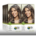 Natural Hair Color Kit - Permanent & Vegan-Friendly, 6 Pack
