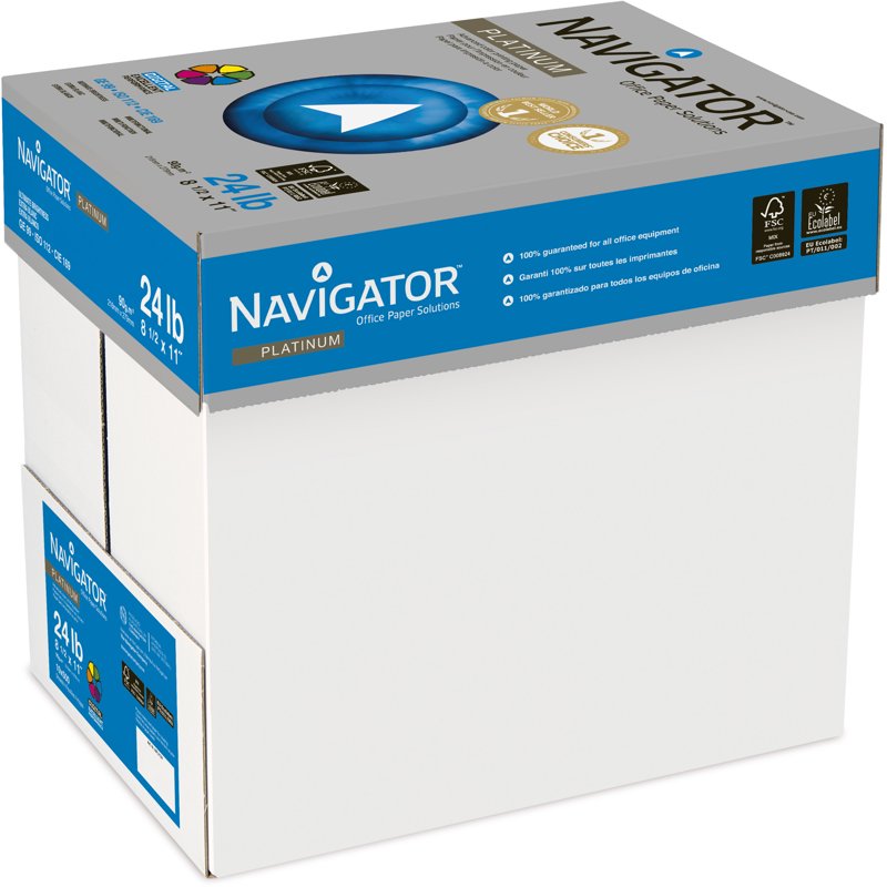 Multipurpose Printer Paper - 8.5 x 11 White, 24lb, 5000 Sheets